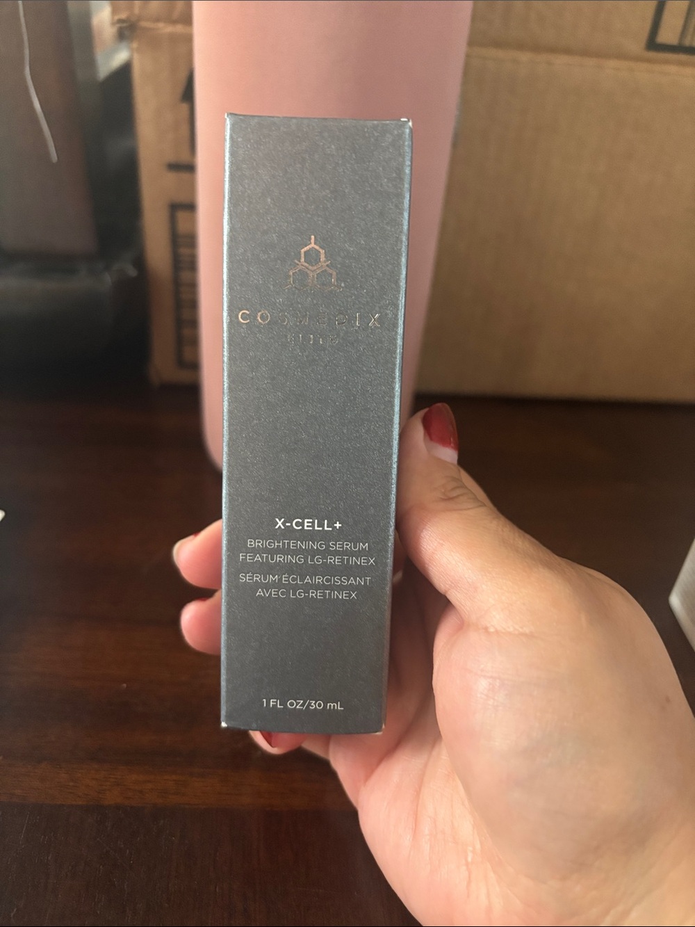 COSMEDIX X-Cell+ Brightening Serum - Silver Packaging